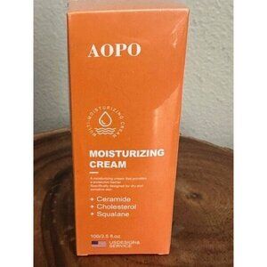 AOPO Moisturizer Cream Ceramide Cholesterol Squalane Face Body 100ml New Sealed